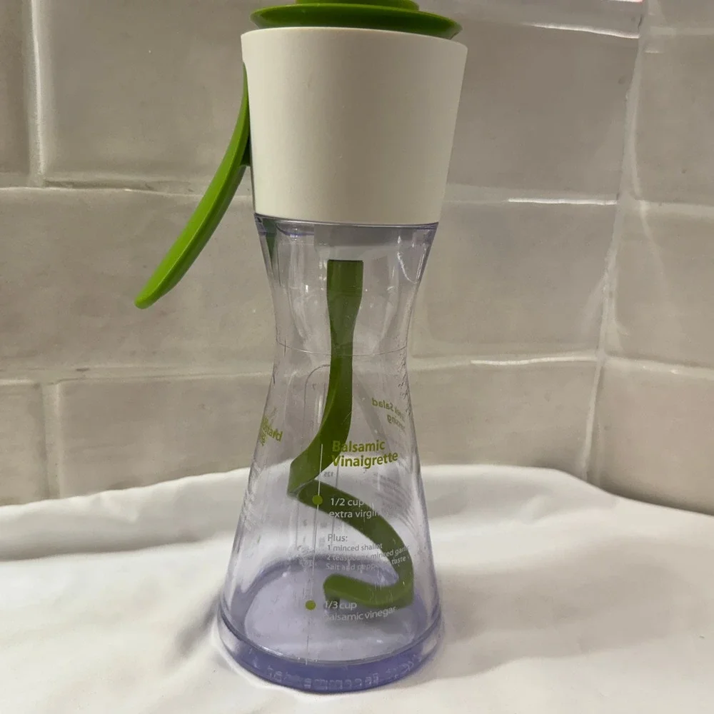 Chef'n Salad Dressing Maker Mixer‎ Vinaigrette Balsamic Honey Mustard Greek